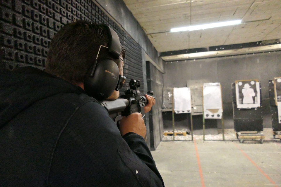Combat and shooting course